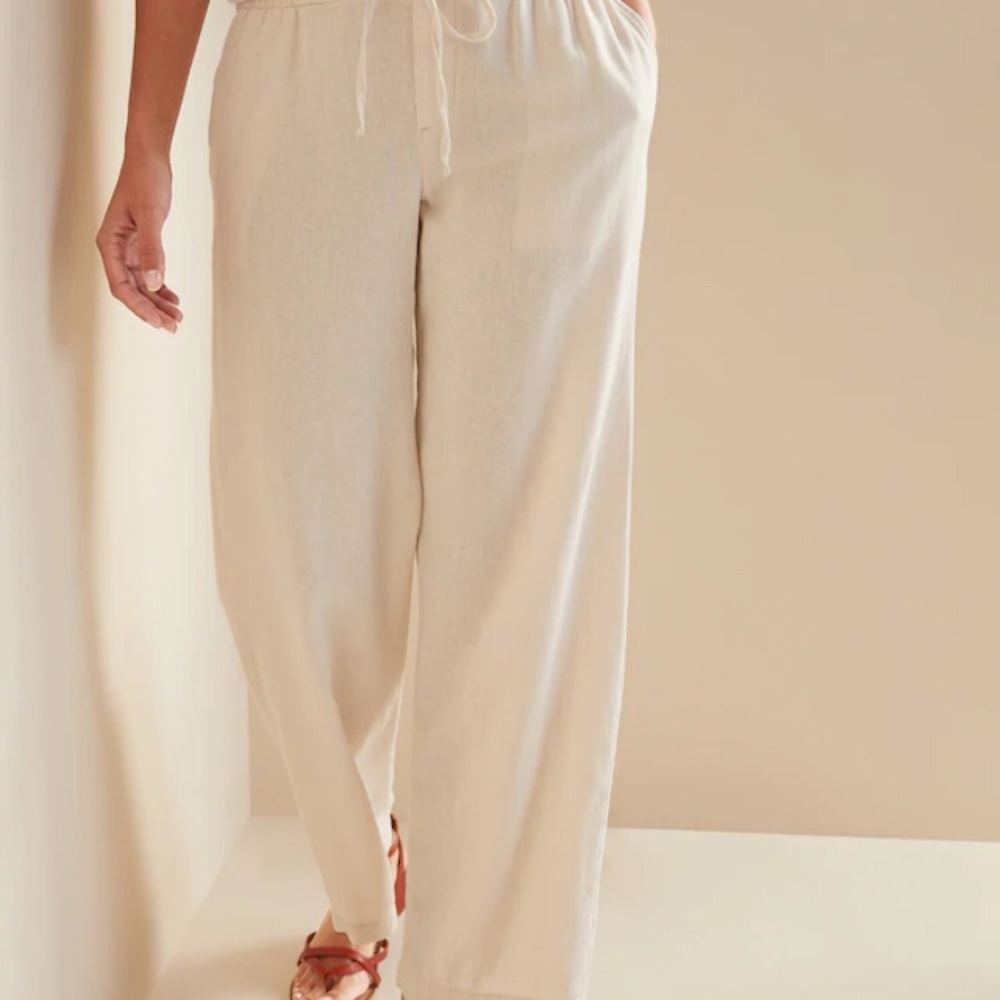 ✨Brand New Old Navy Wide-Leg Linen-Blend Pants